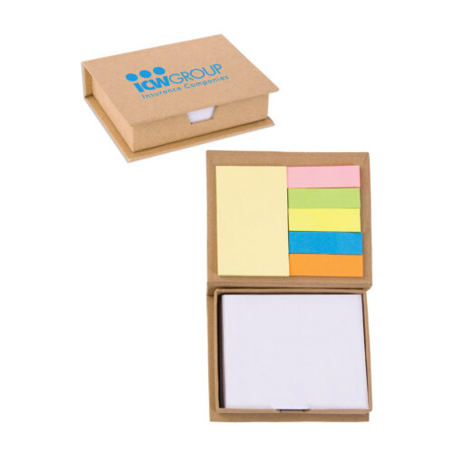 Cardboard Sticky Note Memo Case